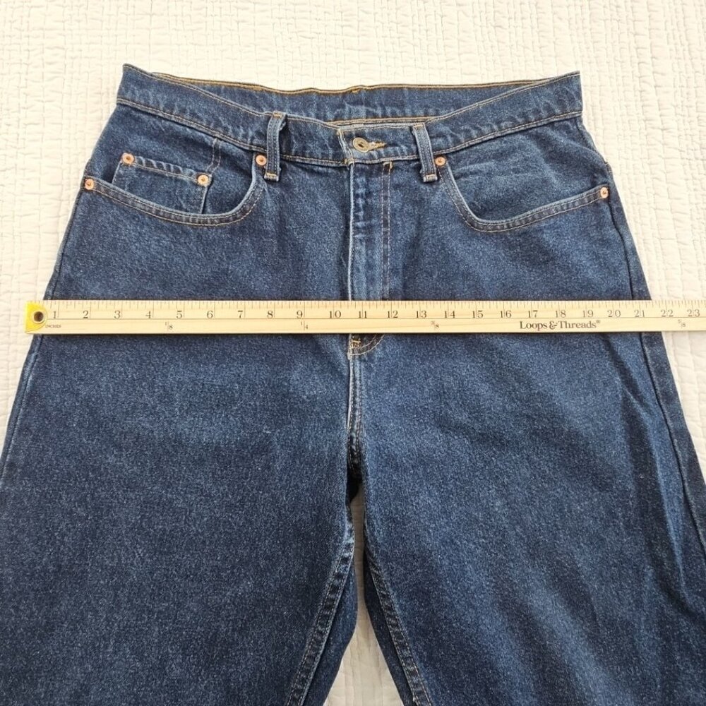Vintage Polo Jeans Company Men's 34x34 Dark Wash Relaxed Fit EUC LN 100% Cotton - Picture 5 of 16